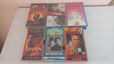 6 films vhs vario genere