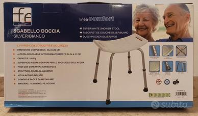 sgabello doccia, sedia o sedile