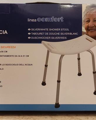 sgabello doccia, sedia o sedile