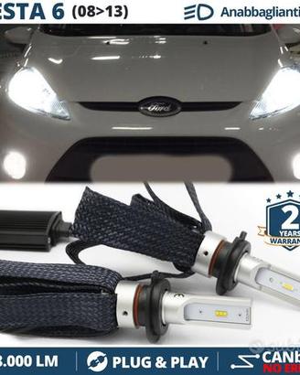KIT Luci FULL LED H7 PER Ford FIESTA mk6 6500K 50W