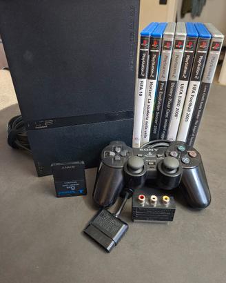 Ps2 Slim SCPH-7004 completa + giochi