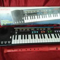 tastiera Bontempi B-30 e flauto 