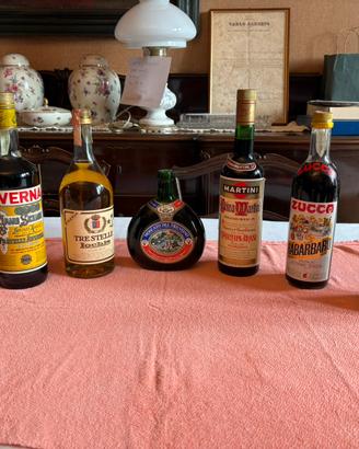 7 Liquori d'Epoca: Averna 1988,Jamaica Raro + 5