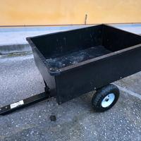 carrello rimorchio x trattorino tagliaerba 