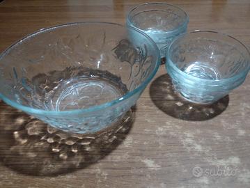 Set ciotole di vetro nuovo