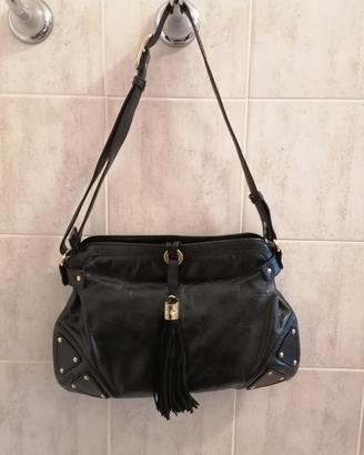 Borsa nera in pelle