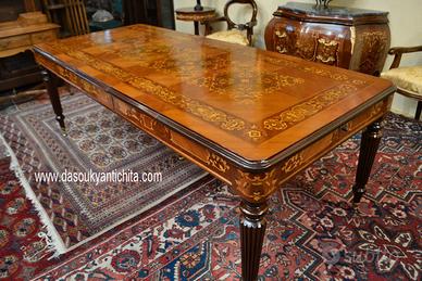 Tavolo da pranzo stile inglese allungabile 232 cm
