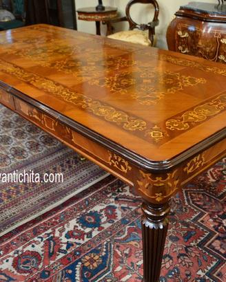 Tavolo da pranzo stile inglese allungabile 232 cm
