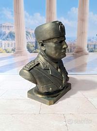 Busto Benito Mussolini Il Duce Scultura Decorativa