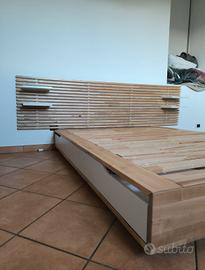 Letto ikea MANDAL Struttura letto con testiera