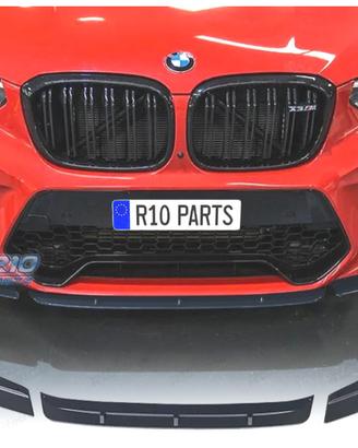 SPOILER LIP BMW X4 G02 18-20 LOOK ROCK NERO OPACO