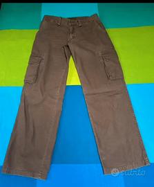 Pantaloni Marroni "S.C.O.U.T" con tasconi,Donna