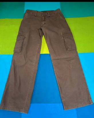 Pantaloni Marroni "S.C.O.U.T" con tasconi,Donna