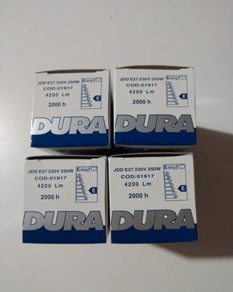 Lotto da 4 Lampade Alogene 250W E27