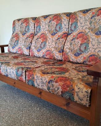 DIVANO in legno 3posti