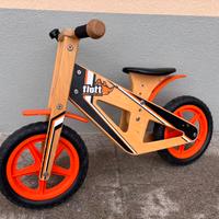 Bici legno senza pedali