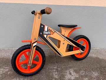 Bici legno senza pedali