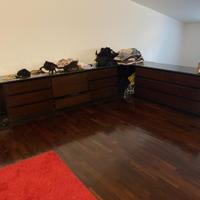 Mobile angolare vintage di design - Legno pregiato