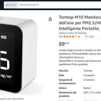 rilevatore qualità dell'aria