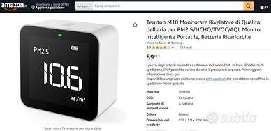 rilevatore qualità dell'aria