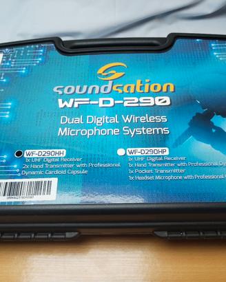Soundsation WF-D290HH  Radiomicrofono Doppio UHF