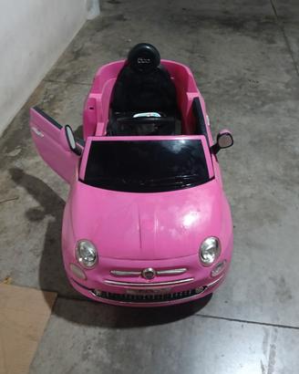 Macchinina Fiat 500 giocattolo elettronica