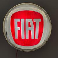 Insegna Fiat + espositore Pirelli