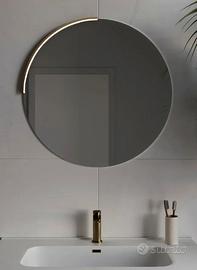 Specchio tondo da bagno