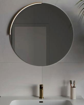 Specchio tondo da bagno