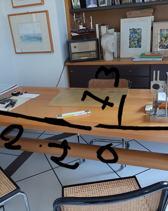 Scrivania di design legno massello