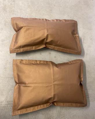 Cuscino a sacco morbido - due pezzi, colore oro
