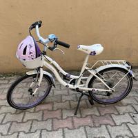 Bicicletta da bambina + caschetto