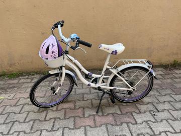 Bicicletta da bambina + caschetto