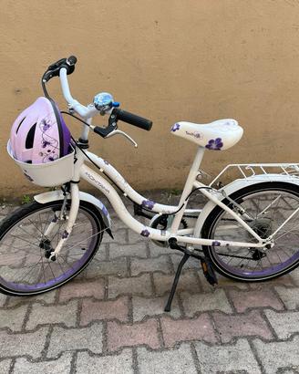 Bicicletta da bambina + caschetto