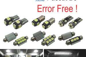 KIT 11 LAMPADE LED INTERNE PER VOLKSWAGEN VW VOLKS
