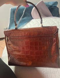 Borsa di pelle di coccodrillo