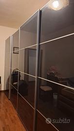 Ikea Pax ante vetro interno super accessoriato