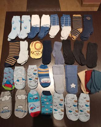 Calze bambino 12 / 24 mesi - tot. 32 paia