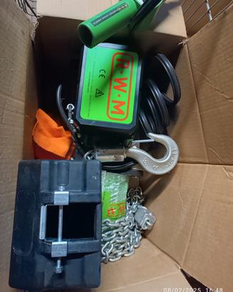 paranco elettrico 1.000kg