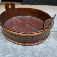 Contenitore /tavolino indiano in teak