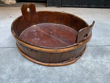 Contenitore /tavolino indiano in teak