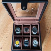 Scatola per orologi 6 posti 