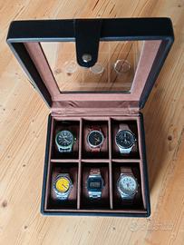 Scatola per orologi 6 posti 