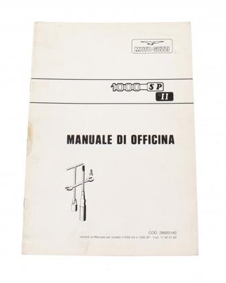 Variante manuale officina Moto Guzzi 1000 SP II