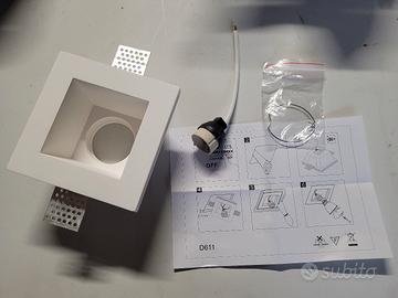 faretti incasso in gesso