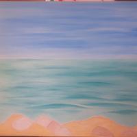 Tela "Paesaggio marino "