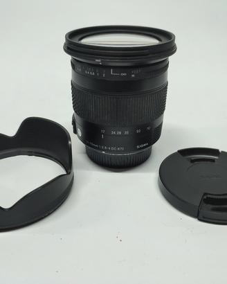 Obiettivo sigma 17 -70 DC per nikon