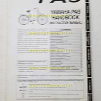 Yamaha biciclette elettriche PAS 1993 manuale uso