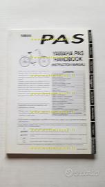 Yamaha biciclette elettriche PAS 1993 manuale uso