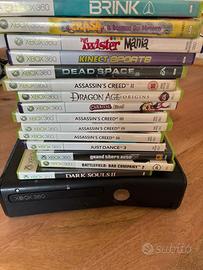 Xbox 360 + Kinect + cavi + giochi